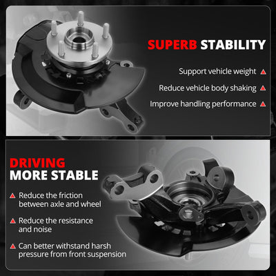 Front Left Side Loaded Knuckle Assembly <br>04-06 Toyota Camry