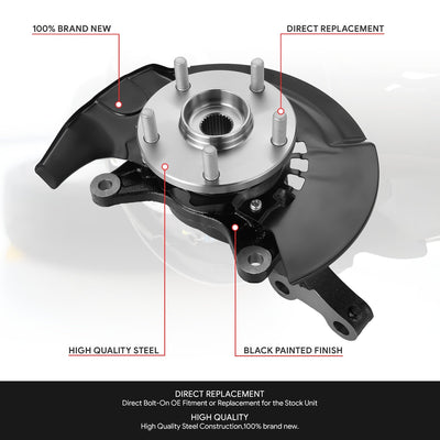 Front Right Side Loaded Knuckle Assembly <br>04-06 Toyota Camry
