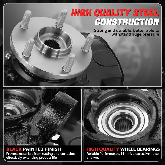 Front Right Side Loaded Knuckle Assembly <br>04-06 Toyota Camry