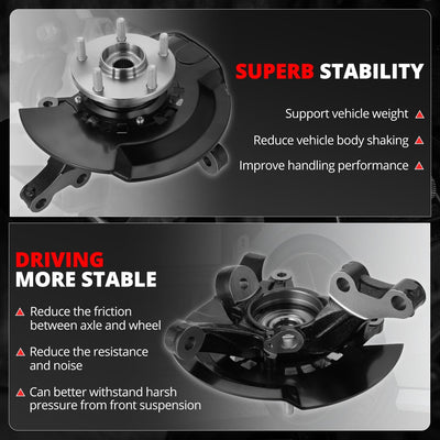 Front Right Side Loaded Knuckle Assembly <br>04-06 Toyota Camry