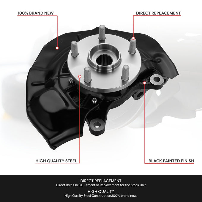 Front Right Side Loaded Knuckle Assembly <br>07-12 Lexus ES350, 07-11 Toyota Camry