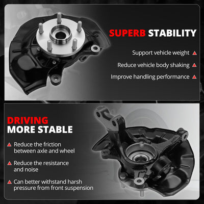 Front Right Side Loaded Knuckle Assembly <br>07-12 Lexus ES350, 07-11 Toyota Camry