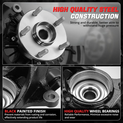 Front Left Side Loaded Knuckle Assembly <br>12-17 Toyota Camry