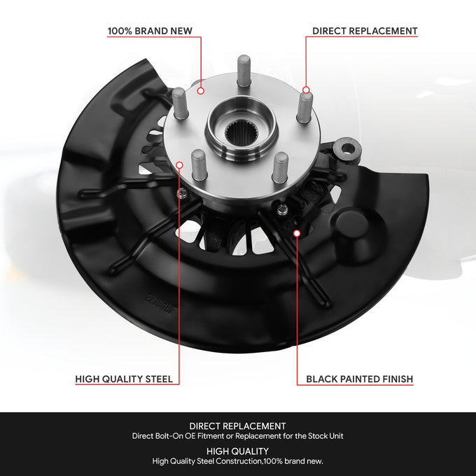 Front Right Side Loaded Knuckle Assembly <br>12-17 Toyota Camry