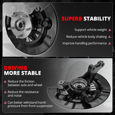 Front Right Side Loaded Knuckle Assembly <br>12-17 Toyota Camry