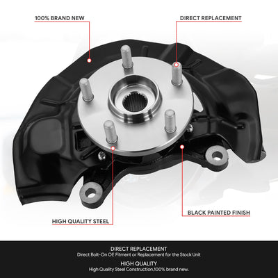 Front Right Side Loaded Knuckle Assembly <br> 07-09 Toyota Camry 2.4L