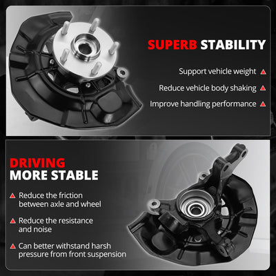 Front Right Side Loaded Knuckle Assembly <br> 07-09 Toyota Camry 2.4L