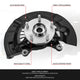 Front Left Side Loaded Knuckle Assembly <br> 12-17 Toyota Camry