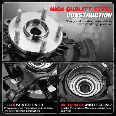 Front Left Side Loaded Knuckle Assembly <br> 12-17 Toyota Camry