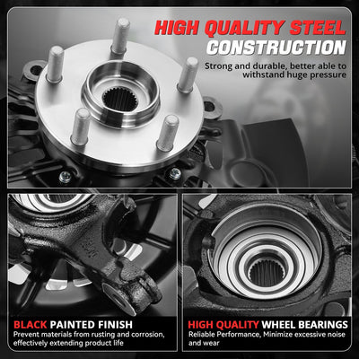 Front Right Side Loaded Knuckle Assembly <br> 12-17 Toyota Camry