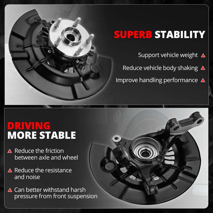 Front Right Side Loaded Knuckle Assembly <br> 12-17 Toyota Camry