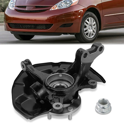 Front Left Side Loaded Knuckle Assembly <br>04-10 Toyota Sienna