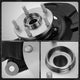 Front Left Side Loaded Knuckle Assembly <br>04-10 Toyota Sienna