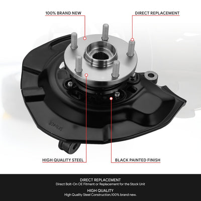 Front Right Side Loaded Knuckle Assembly <br>04-10 Toyota Sienna