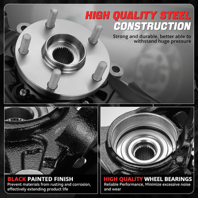 Front Right Side Loaded Knuckle Assembly <br>04-10 Toyota Sienna
