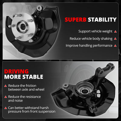 Front Right Side Loaded Knuckle Assembly <br>04-10 Toyota Sienna
