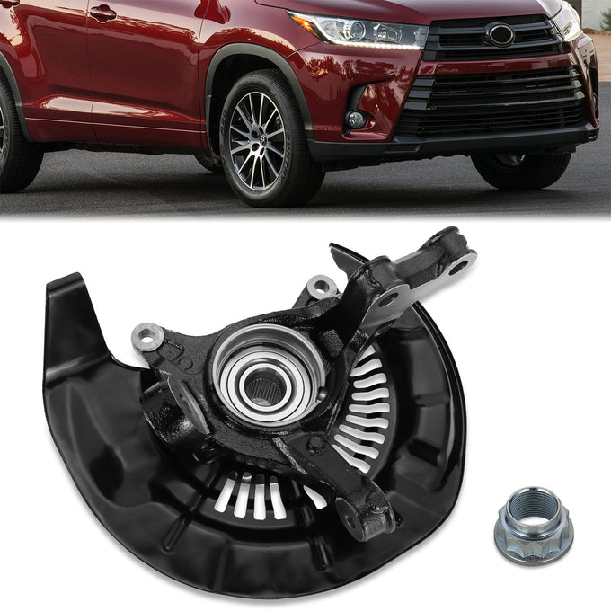 Front Right Side Loaded Knuckle Assembly <br> 10-15 Lexus RX350 RX450H, 08-17 Toyota Highlander