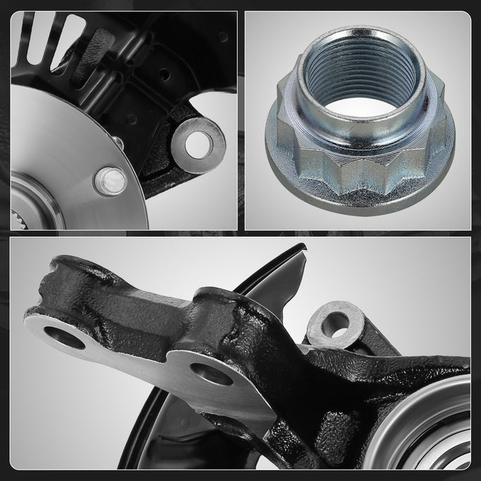 Front Right Side Loaded Knuckle Assembly <br> 10-15 Lexus RX350 RX450H, 08-17 Toyota Highlander