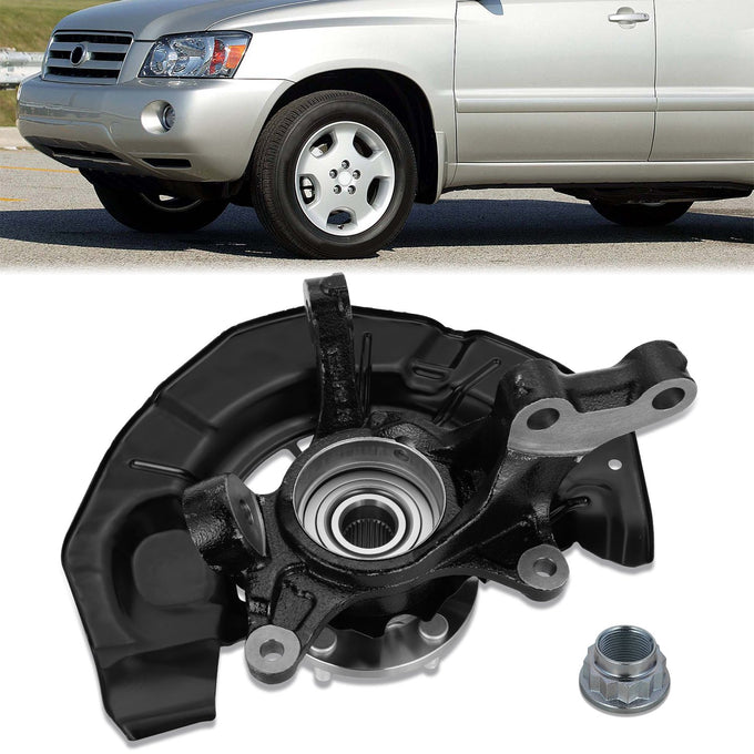 Front Left Side Loaded Knuckle Assembly <br> 04-06 Lexus RX330 RX350 RX400H, 06-07 Toyota Highlander