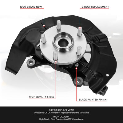 Front Right Side Loaded Knuckle Assembly <br> 04-06 Lexus RX330 RX350 RX400H, 06-07 Toyota Highlander
