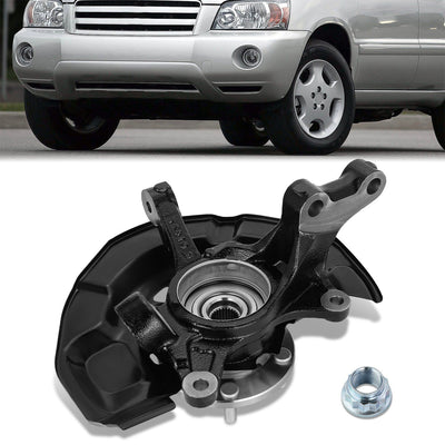 Front Left Side Loaded Knuckle Assembly <br> 04-07 Toyota Highlander