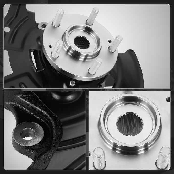 Front Right Side Loaded Knuckle Assembly <br> 11-13 Hyundai Sonata