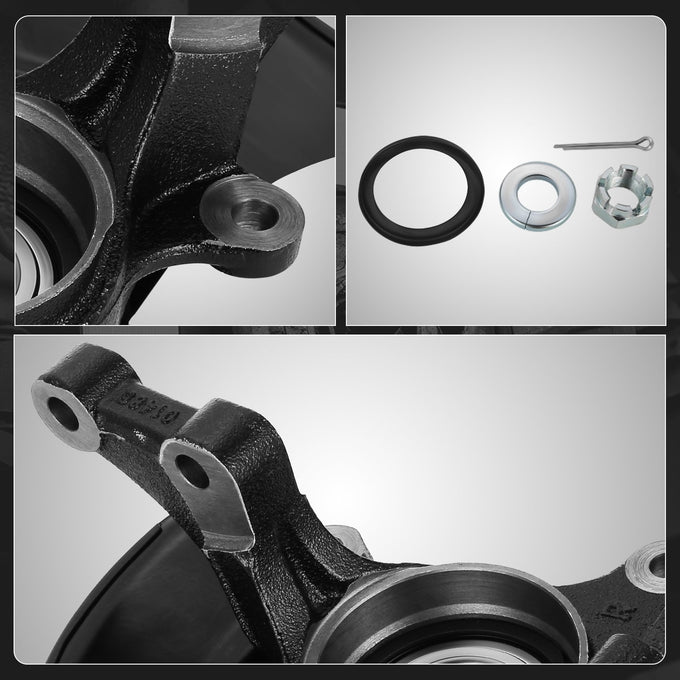 Front Right Side Loaded Knuckle Assembly <br> 11-13 Hyundai Sonata