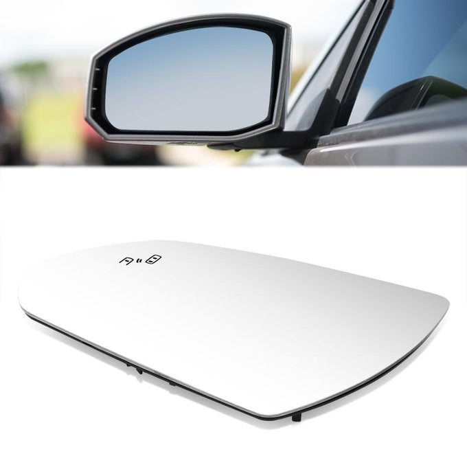 Factory Style Mirror Glass W/ Heated (Left) <br> 17-20 Hyundai Elantra