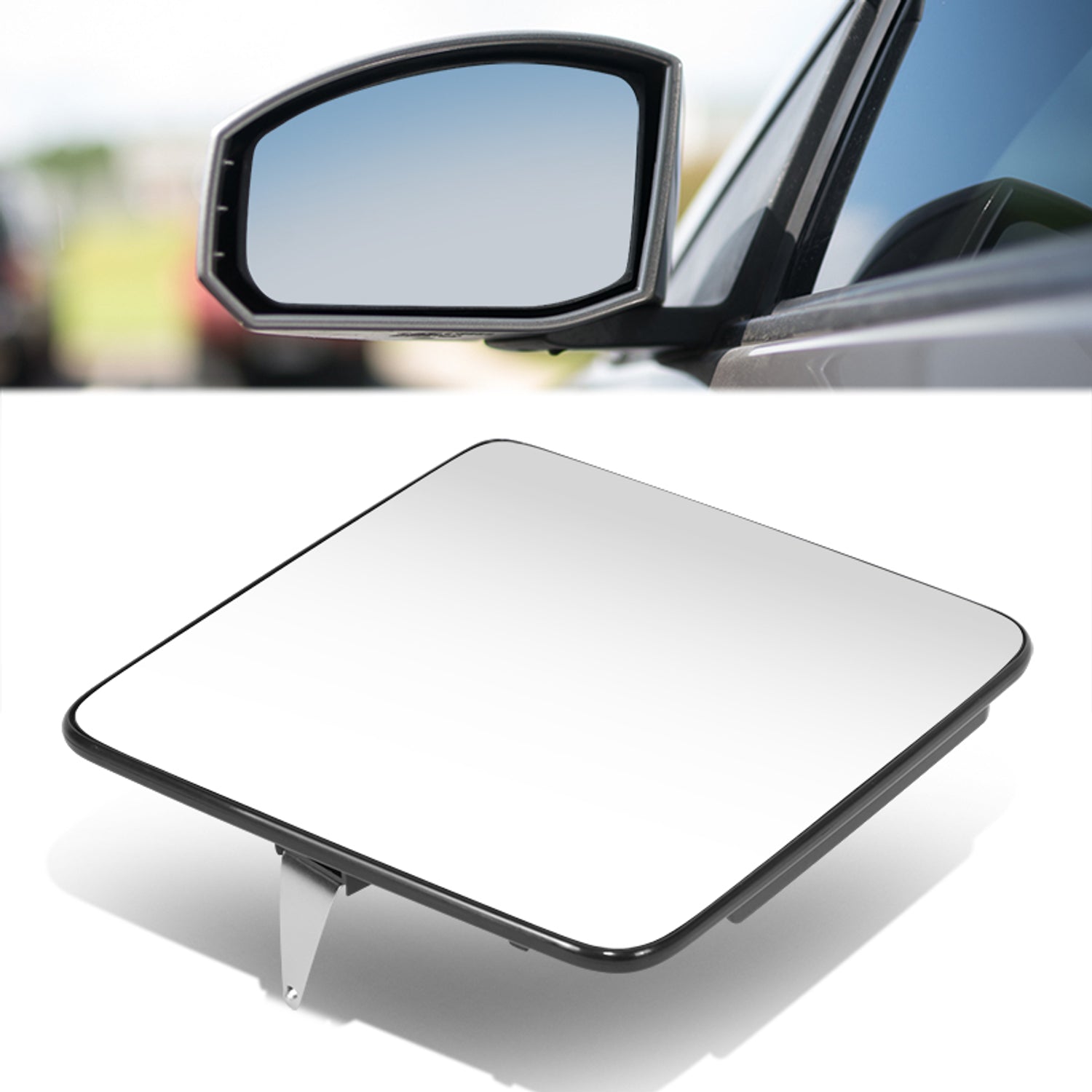Factory Style Mirror Glass (Driver Left) <BR>20-24 Jeep Gladiator, 18-24 Wrangler