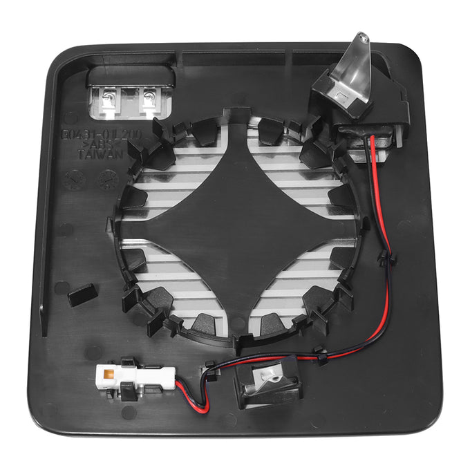 Factory Style Mirror Glass (Driver Left) <BR>20-24 Jeep Gladiator, 18-24 Wrangler