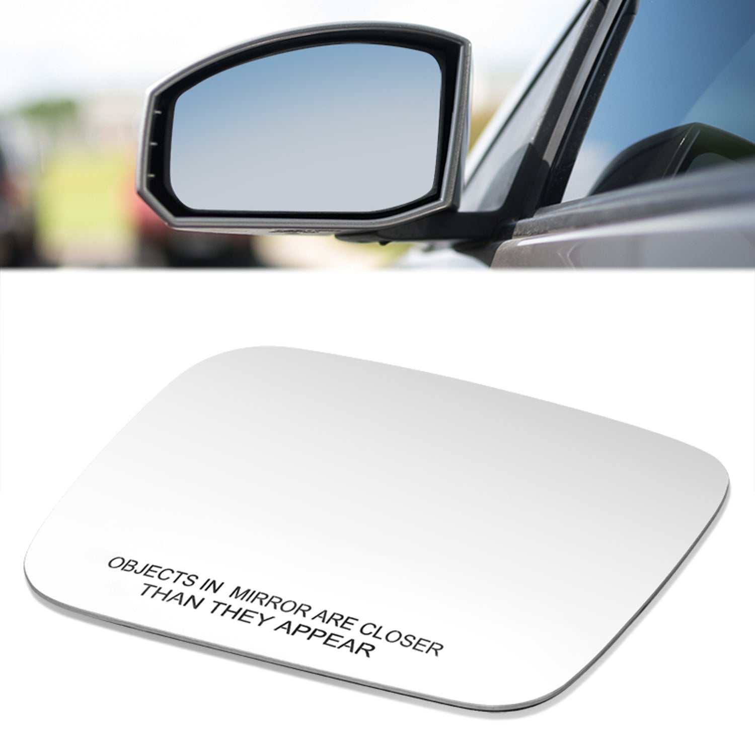 Factory Style Mirror Glass (Passenger Right) <BR>15-23 Jeep Renegade