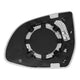 Factory Style Mirror Glass (Passenger Right) <BR>15-17 BMW X3, 15-18 X4/X6, 14-18 X5
