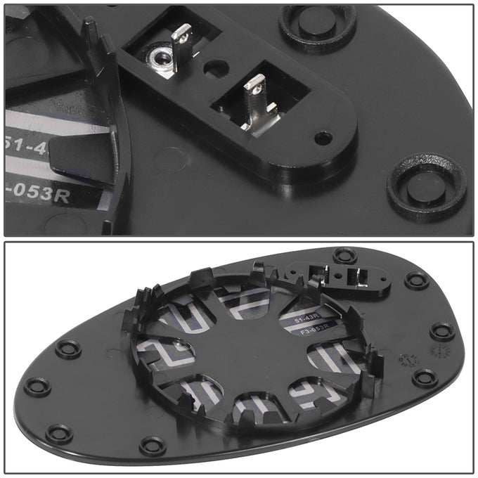 Factory Style Mirror Glass (Passenger Right) <BR>07-13 BMW 3 Series E90