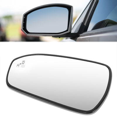 Factory Style Mirror Glass (Driver Left) <BR>13-20 Ford Fusion