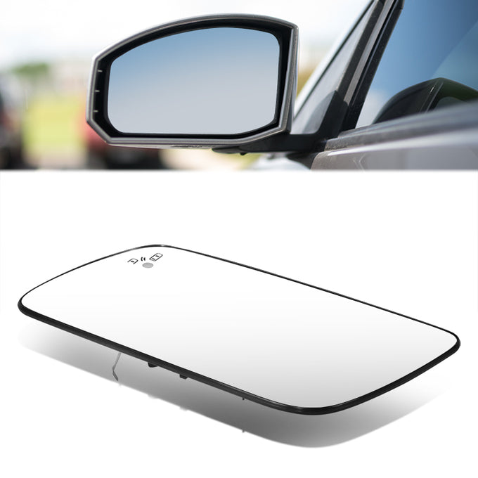 Factory Style Mirror Glass (Driver Left) <BR>12-19 Ford Flex