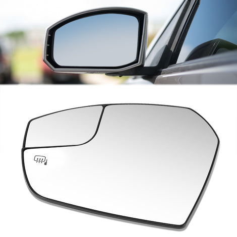 Factory Style Mirror Glass (Driver Left) <BR>17-19 Ford Escape