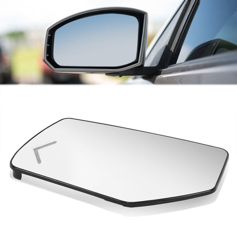 Mirror Glass (Driver Left) <BR>15-20 Chevy Suburban, Tahoe, GMC Yukon/XL