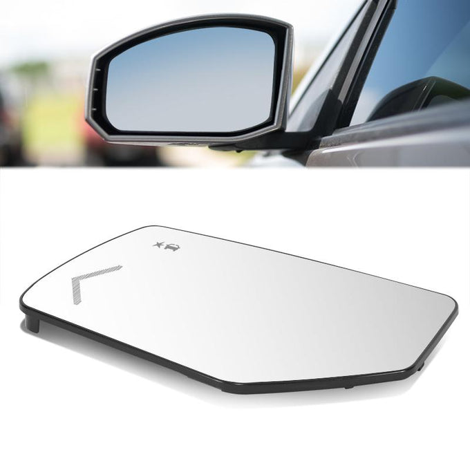 Power Fold Mirror Glass W/Blind Spot (Left) <br> 15-20 Chevy Suburban 3500 HD, GMC Yukon XL