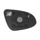 Factory Style Mirror Glass (Driver Left) <BR>12-19 Toyota Prius C