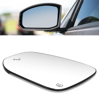 Factory Style Mirror Glass (Left) <br> 14-19 Toyota Highlander
