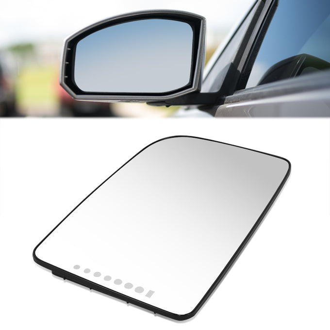 Factory Style Upper Mirror Glass (Driver Left) <BR>10-22 Mercedes-Benz Sprinter 2500, 3500