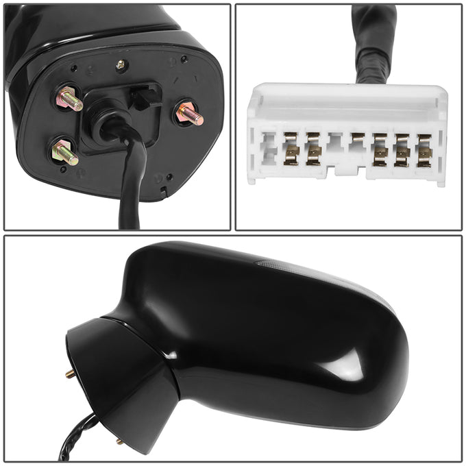 Left Side Powered Door Mirror w/ Heated<br>07-09 Acura RDX