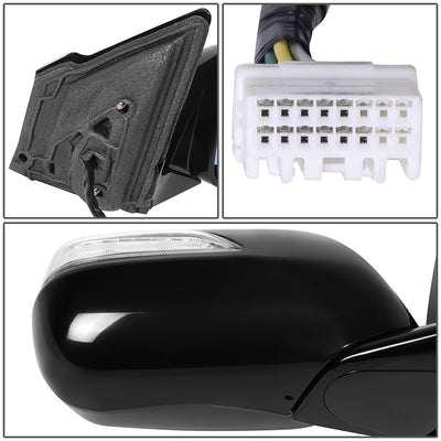 Right Side Powered Door Mirror w/ Heated<br>10-13 Acura MDX