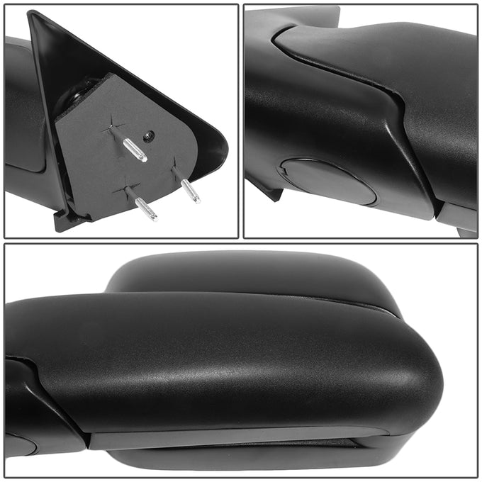 Factory Style Door Mirror (Driver Left) <BR>94-02 Dodge Ram 1500, 2500, 3500 Pickup