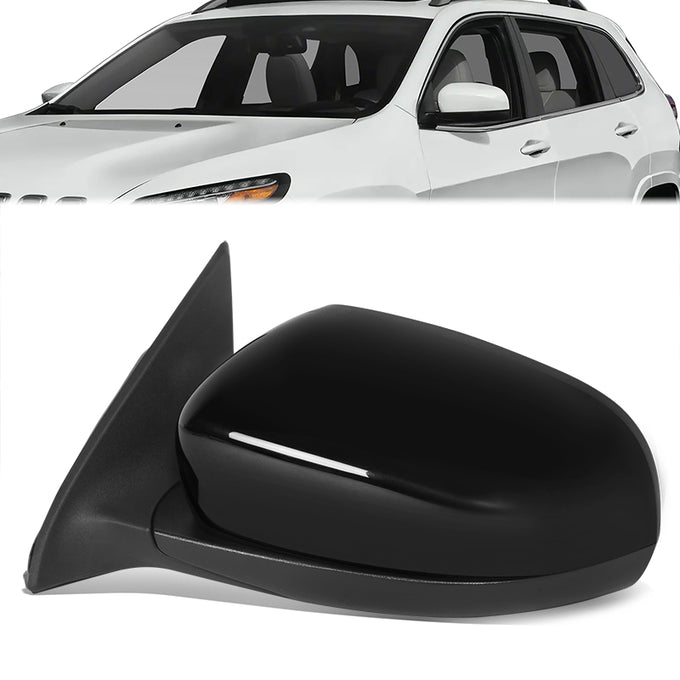 Factory Style Door Mirror (Driver Left) <BR>14-18 Jeep Cherokee
