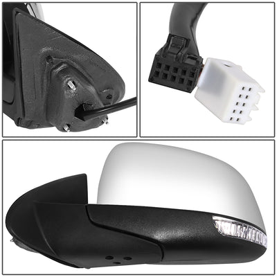 Factory Style Door Mirror (Driver Left) <BR>11-22 Dodge Durango