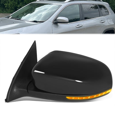 Factory Style Door Mirror (Driver Left) <BR>14-18 Jeep Cherokee