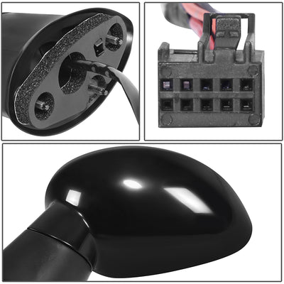 Left Side Powered Door Mirror w/ Heated<br>15-19 Dodge Challenger
