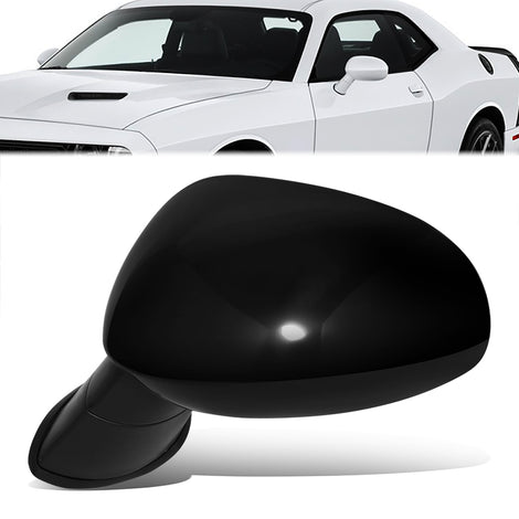 Left Side Powered Door Mirror w/ Heated<br>15-19 Dodge Challenger