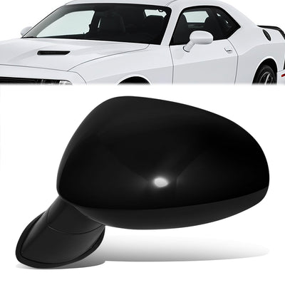 Left Side Powered Door Mirror w/ Heated<br>15-19 Dodge Challenger